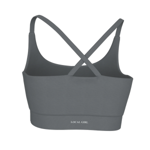 Local Girl Sports Bra in Graphite
