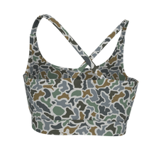 Load image into Gallery viewer, Local Girl Sports Bra in Localflage Bluff