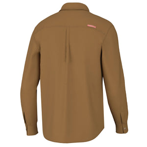 Local Boy Sportsman's Shacket in Rustic Oak
