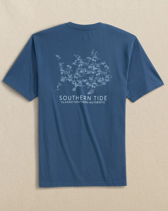 Southern Tide Men's Tropical Toile SS Tee