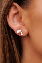 Load image into Gallery viewer, Mini Initial 14k Post