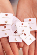 Load image into Gallery viewer, Mini Initial 14k Post