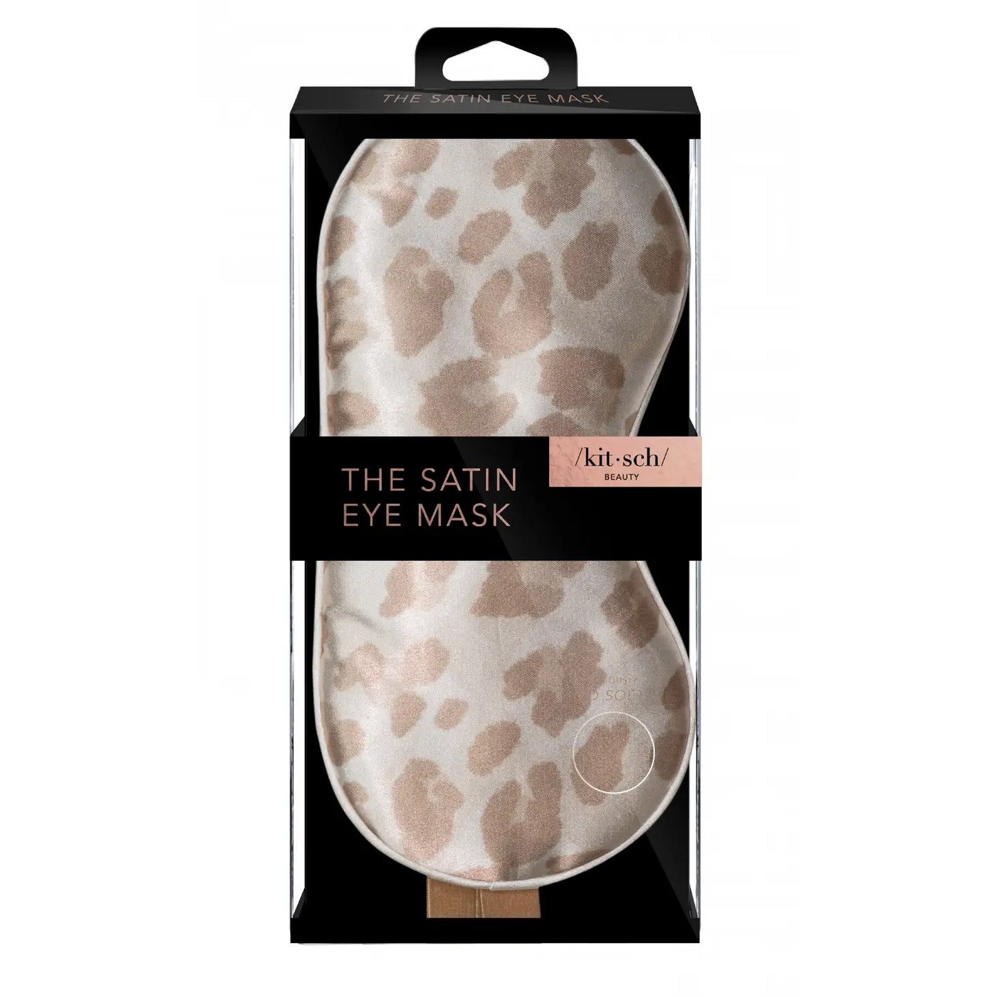 Kitsch Satin Sleep Eye Mask Leopard