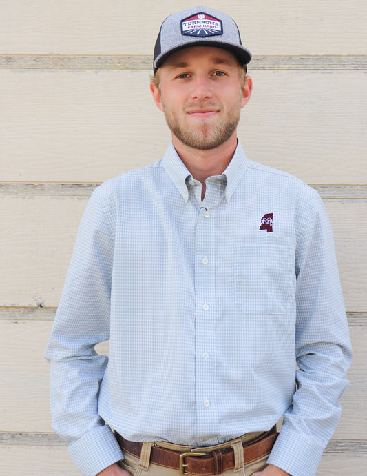 Southern Collegiate MSU Coastal Plaid Long Sleeve