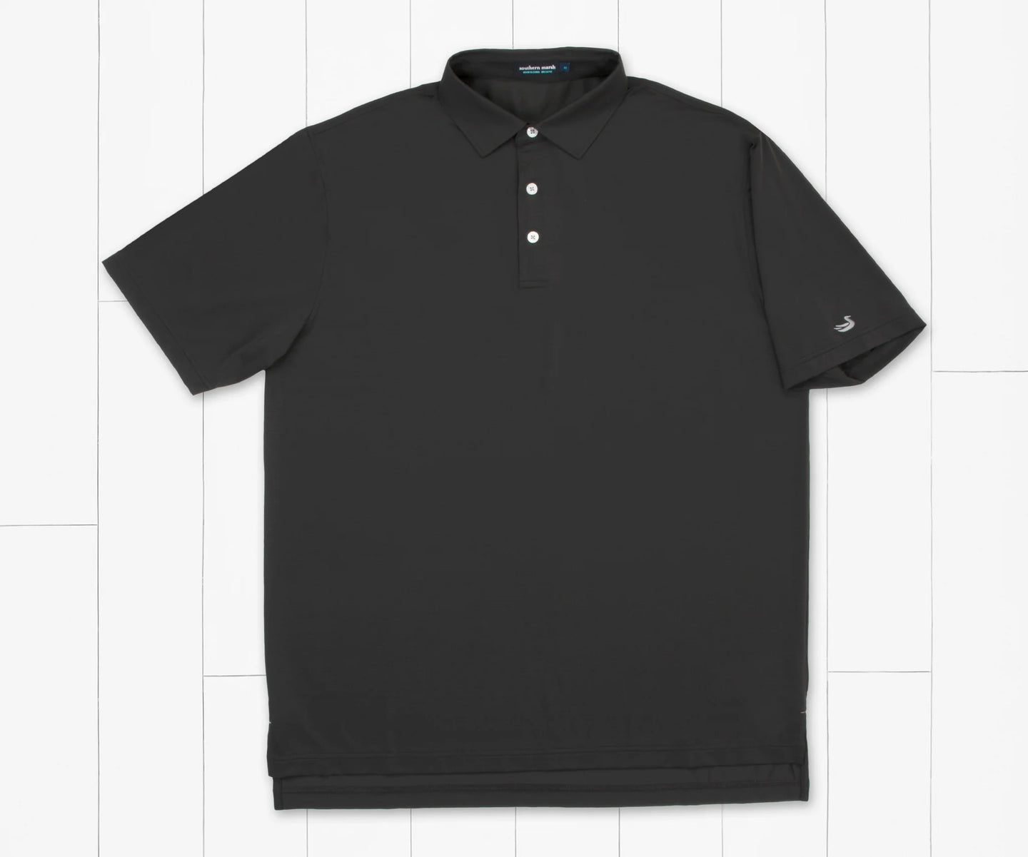 Southern Marsh Santa Clara Performance Polo Charcoal