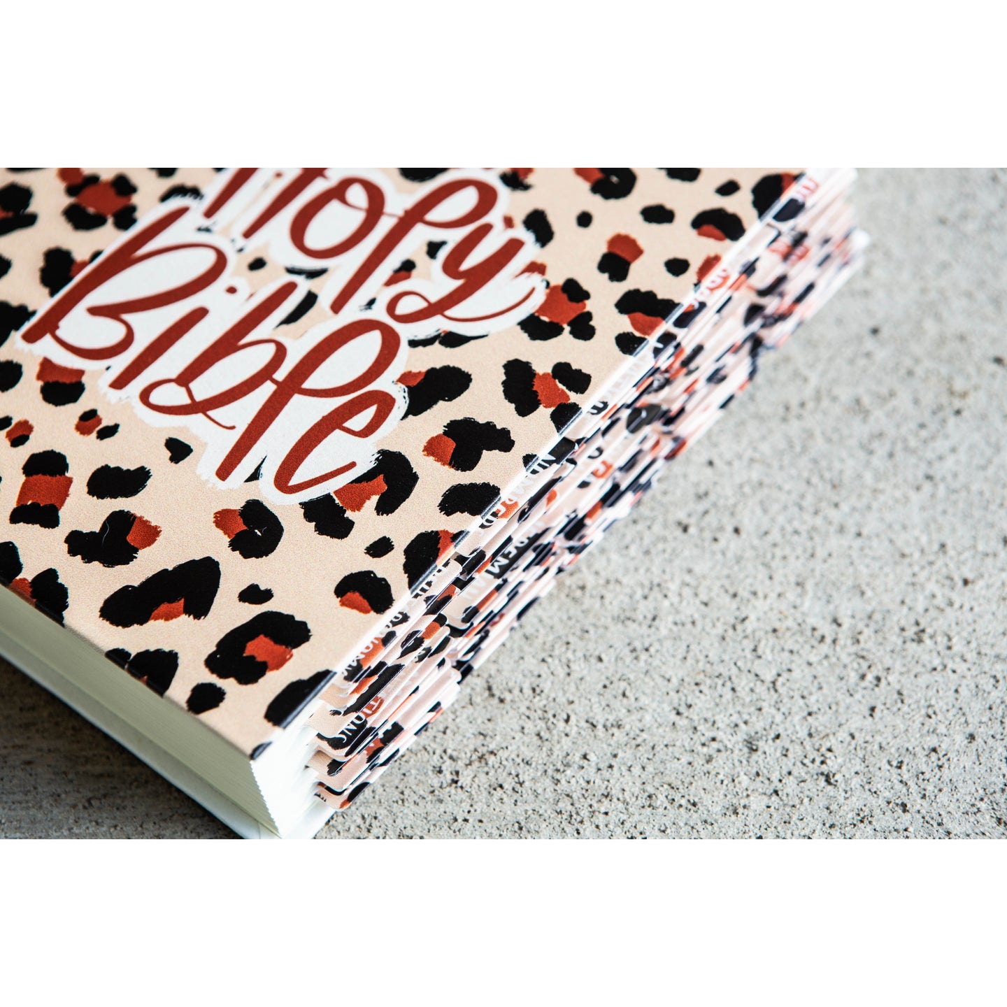 Cheetah Print Bible Tabs Stickers