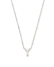Load image into Gallery viewer, Letter Pendant Necklace - Silver
