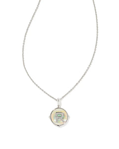 Kendra Scott Letter Disc Reversible Pendant Necklace
