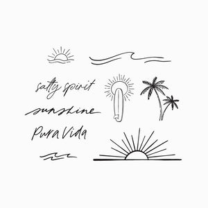 Puravida Temporary Tattoo