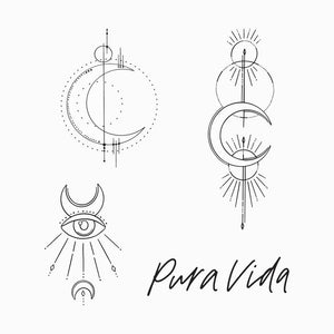 Puravida Temporary Tattoo